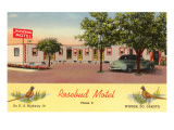 Rosebud Vintage Motel Giclee Print