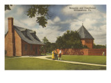 Magazine and Guardhouse, Williamsburg, Virginia Giclee Print