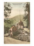 High Street and Public Walk, Harper's Ferry, West Virginia Poster