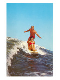 Couple Surfing Posters