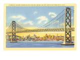San Francisco-Oakland Bay Bridge, California Giclee Print