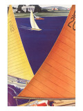 Yacht Race, Graphics Giclee Print