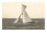 Gaff-Rigged Sloop Giclee Print