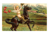 To My Valentine, Cupid on Horse Posters