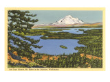San Juan Islands, Mt. Baker, Washington Giclee Print