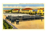 Inspection, Naval Training Station, San Diego, California Giclee Print