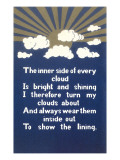 Inspirational Cloud Poem Posters Inspirational Cloud Poem Posters