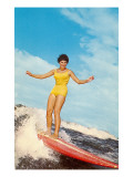 Girl Surfing Photo