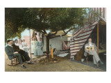 Coronado Tent City Life, San Diego, California Posters