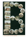 Vintage Views of Brown University Posters