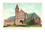 Billings Library, University of Vermont, Burlington, Vermont Giclee Print