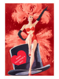 Happy Valentine's Day, Showgirl Prints