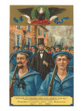 Lincoln's Entry into Richmond, Virginia Posters