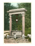 Wells Fountain, Brattleboro, Vermont Giclee Print