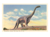 Brontosaurus, Dinosaur Park, South Dakota Prints