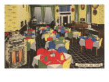 Mexican Inn Cafe, Retro Giclee Print