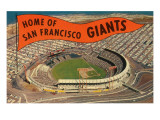 Candlestick Park, Giant's Pennant, San Francisco, California Giclee Print
