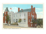 Masonic Lodge, Fredericksburg, Virginia Posters