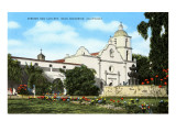Mission San Luis Rey, Oceanside, California Print