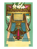 Art Nouveau January, Aquarius Giclee Print