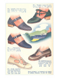 Catalog for French Shoes Giclee Print