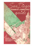 Tourist and Greeters Guide, San Diego, California Posters