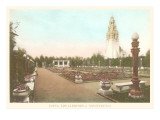 Gardens in Balboa Park, San Diego, California Giclee Print