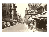 Grant Avenue, Chinatown, San Francisco, California Posters