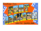 Greetings from Fort Jackson, South Carolina Posters