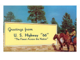 Billboard, Greetings from US Highway 66 Giclee Print
