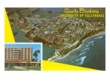 Aerial View of University of California at Santa Barbara Posters