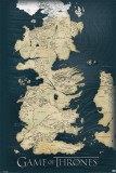 Game of Thrones-Map Reprodukcje
