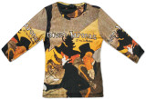 Women's:  Divan Japonais T-shirts by Henri de Toulouse-Lautrec