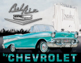 Chevy - '57 Bel Air Plaque en métal