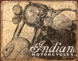 Indian Antiqued Blikskilt