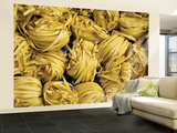 Clusters of Yellow Egg Noodles at Street Side Stall Wall Mural – Large by Antony Giblin