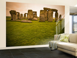 Prehistoric Ruins of Stonehenge Wall Mural – Large by Glenn Beanland
