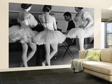 Ballerinas at George Balanchine's American School of Ballet Gathered During Rehearsal Wall Mural – Large by Alfred Eisenstaedt