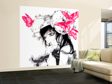Cho-chan Wall Mural – Large by Camilla D'Errico