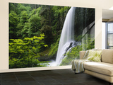 Middle North Falls, Silver Falls State Park, Oregon, USA Wall Mural – Large por Adam Jones Middle North Falls, Silver Falls State Park, Oregon, USA Wall Mural – Large por Adam Jones
