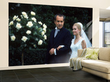 US Pres. Richard M. Nixon with Daughter Tricia, Escorting Her Down US Pres. Richard M. Nixon with Daughter Tricia, Escorting Her Down