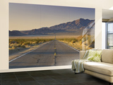 Avawatz Mountains over Silurian Valley in Mojave Desert from Highway 127 Wall Mural – Large av Witold Skrypczak
