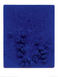 Blaues Schwammrelief (Relief Éponge Bleu: RE19), 1958 Prints by Yves Klein