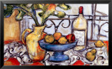 Still Life with Black and White Fabric Art by Nicole Etienne