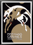 Meehans Leaping Hound Dog Circus Print by Alfonso Iannelli
