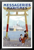 Messageries Maritimes, Japan Pósters por Sandy Hook