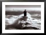 Tempête sur l'Iroise Affiche par Guillaume Plisson