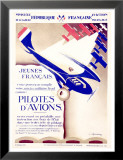 Pilotos de aviones Pósters por Chassaing