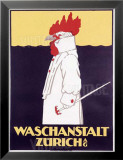 Waschanstalt Zurich Affiches par Hardmeyer 