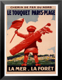 Le Touquet, Paris Affiches par Courchinoux 